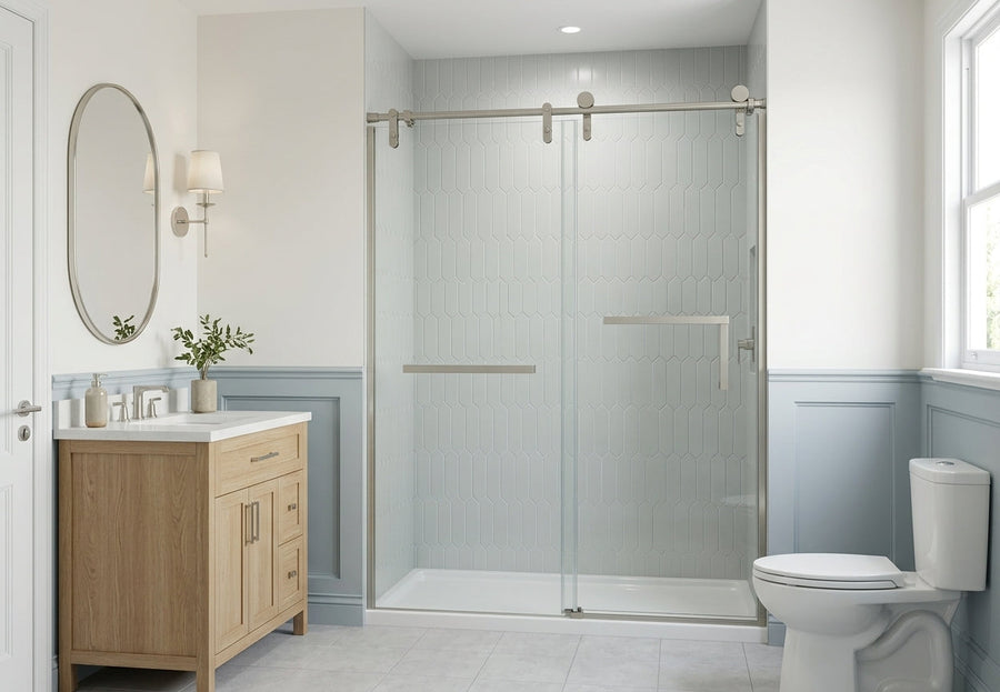 Glass Shower Door Ideas: 4 Sliding Door Looks for Your Bathroom