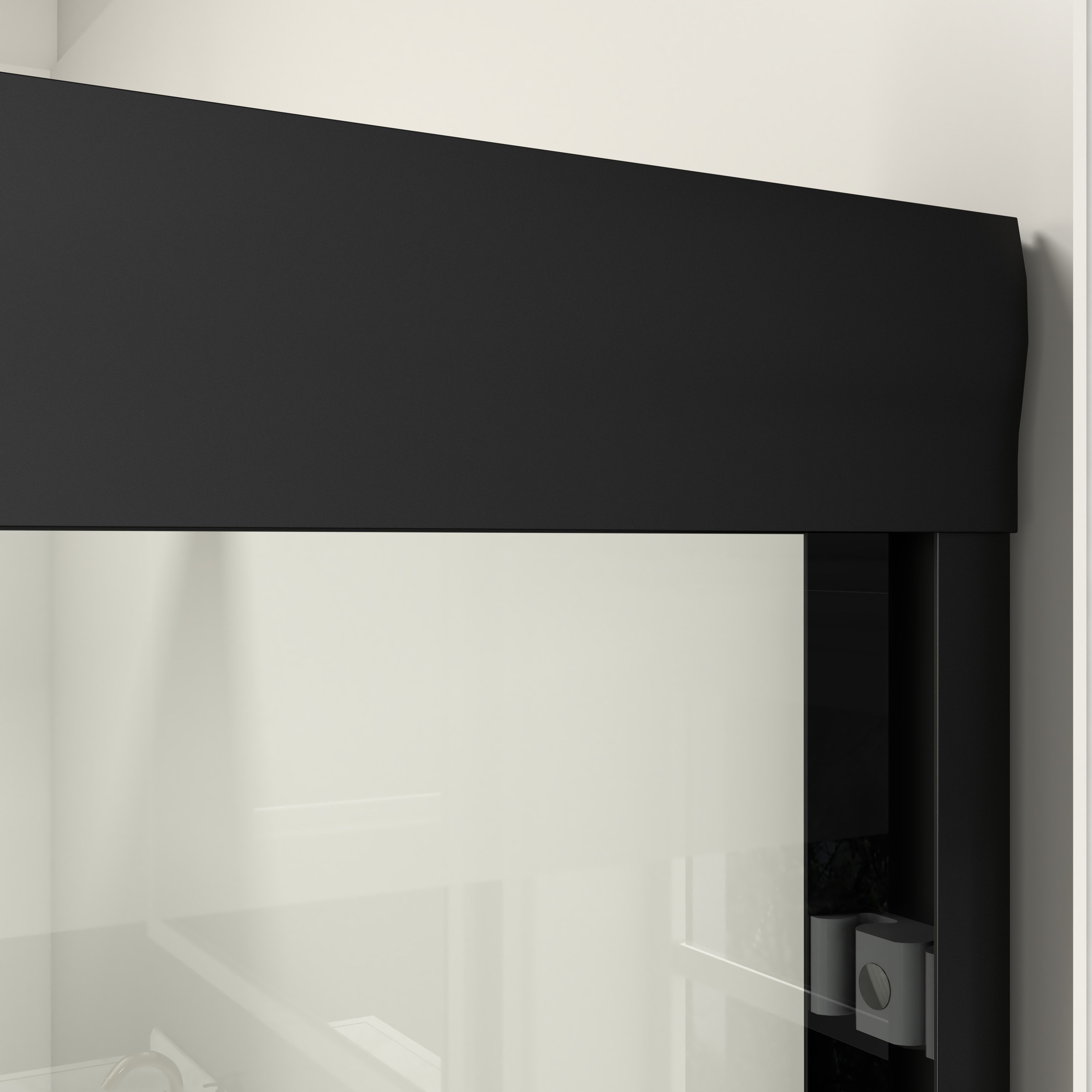 Core 44"-48" or 56"-60" W x 72" H Framed Double Sliding Shower Door with 1/4"(6mm) Tempered Clear Glass