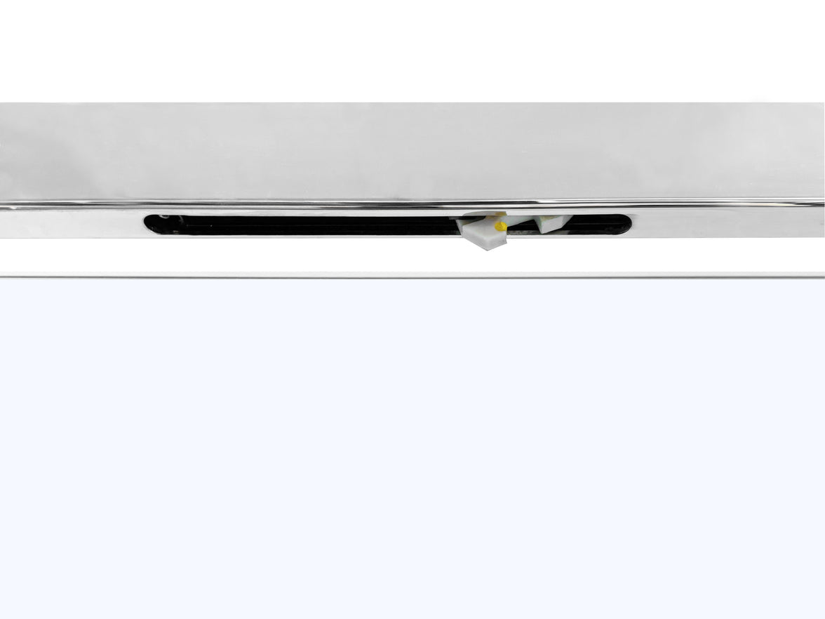 Jade 48"-52" or 60"-64" W x 76" H Semi-Frameless Single Sliding Shower Door with 5/16"(8mm) Tempered Clear Glass and Soft-Close