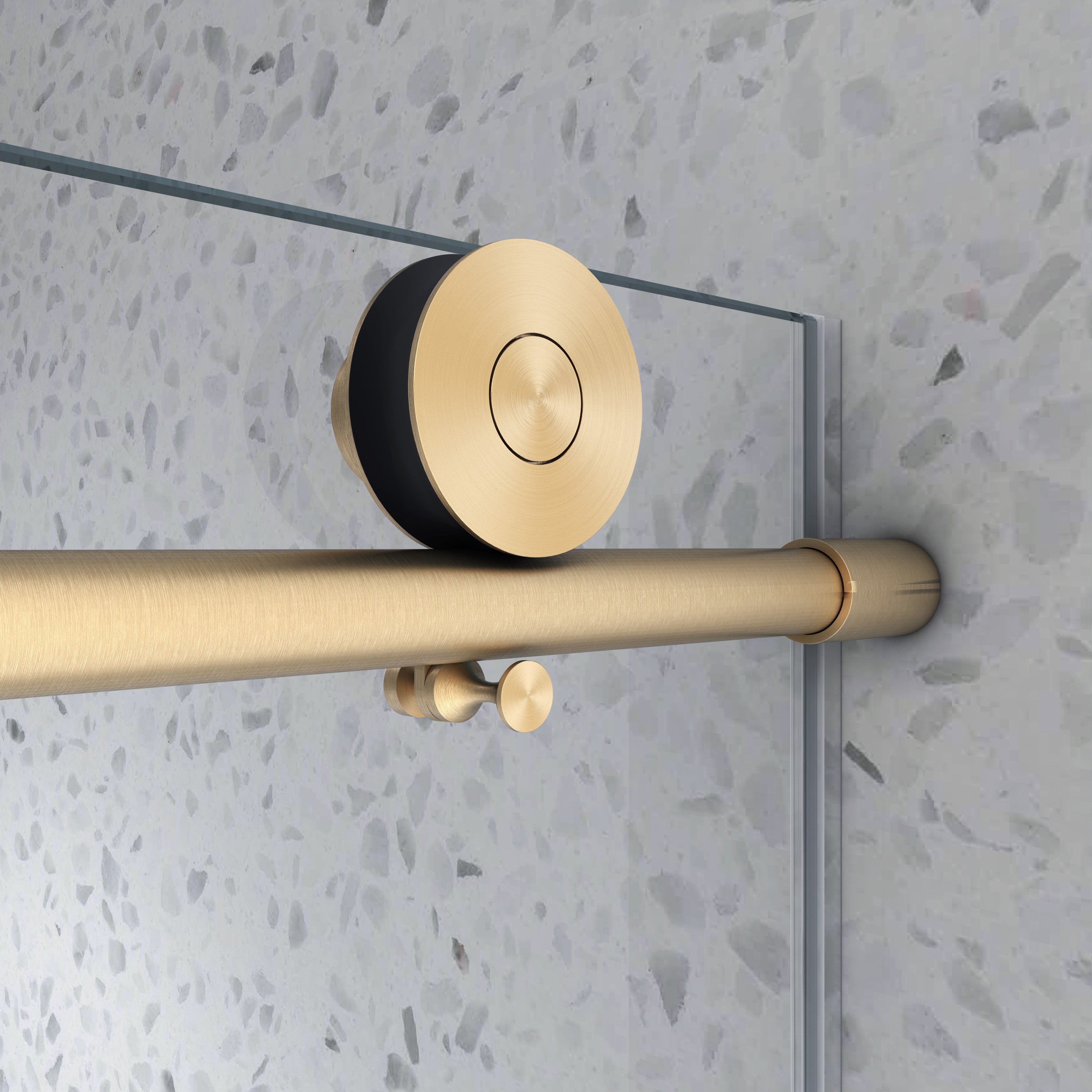 Jade 55"-60"W x 63"H Frameless Single Sliding Bathtub Door with 5/16"(8mm) Tempered Clear Glass and Soft-Close