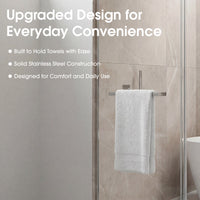 Frameless Double Sliding Shower Door 76" High x Adjustable 56"- 60" Wide Black 8mm