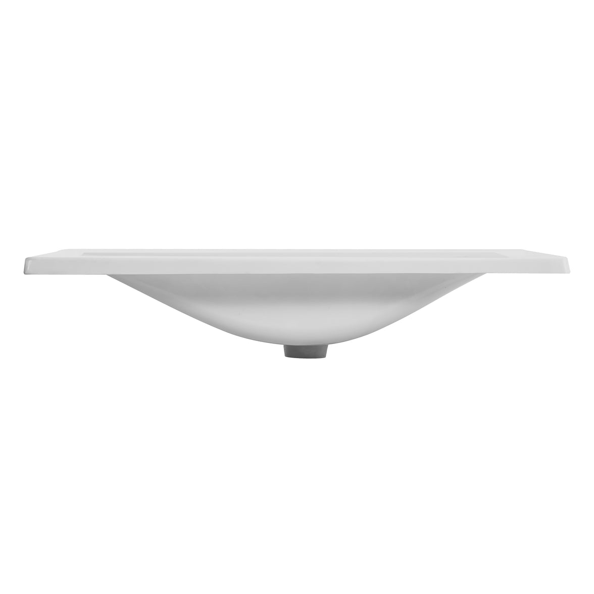 30" Freestanding Bathroom Vanity with Resin Sink, Rattan Doors and Soft-Close Storage