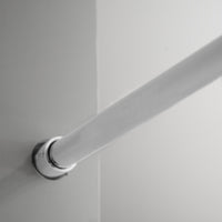 Jade 60"-64" W x 76" H Frameless Single Sliding Shower Door with 5/16"(8mm) Tempered Clear Glass and Stainless Steel Hardware