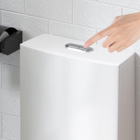 One-Piece Elongated Toilet with 1.1/1.6 GPF Dual Flush, 17" ADA Height and Soft-Close Seat