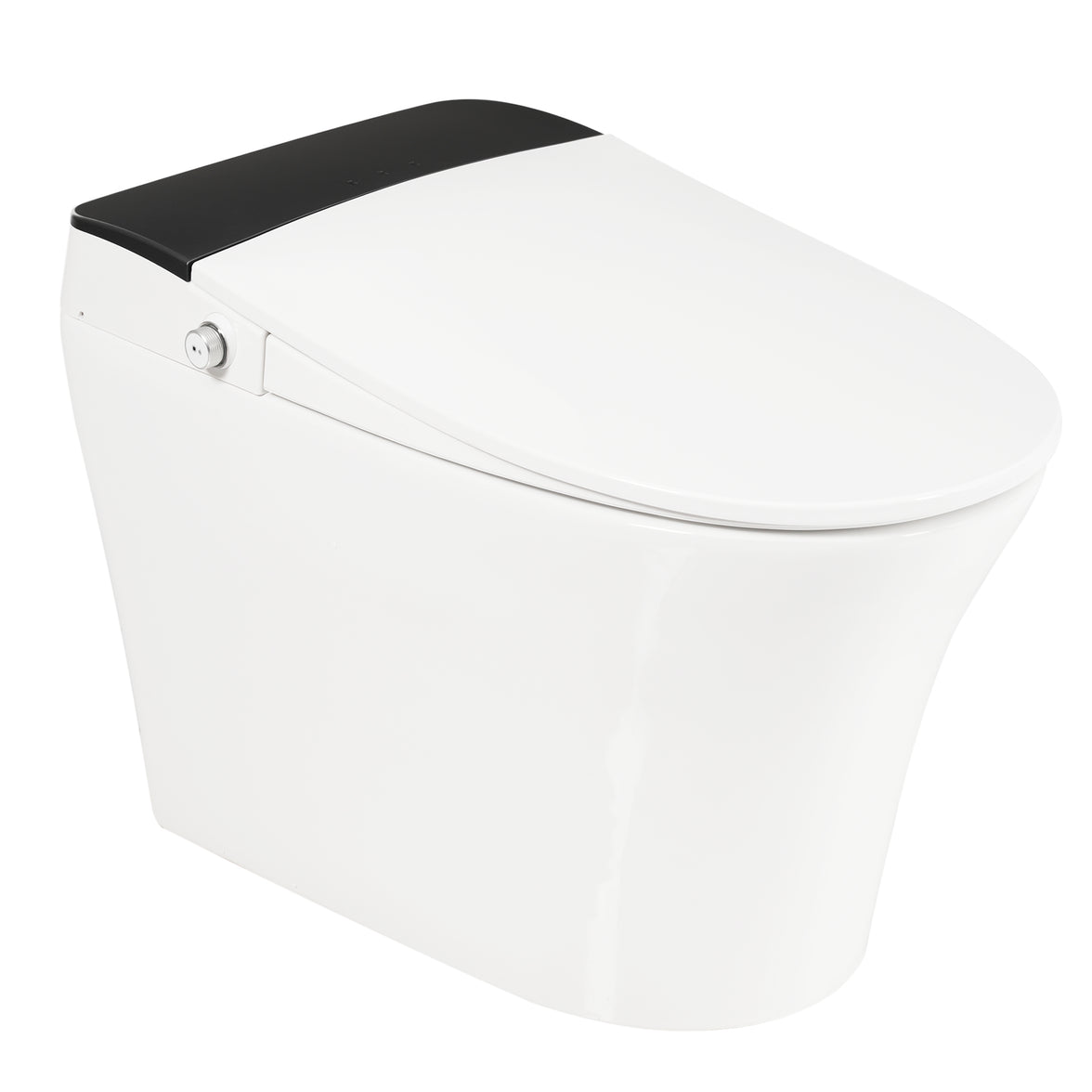 Tankless One-Piece Smart Toilet with Heated Seat, Auto Flush and Foot Sensor in White
