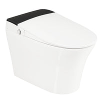 Tankless One-Piece Smart Toilet with Heated Seat, Auto Flush and Foot Sensor in White