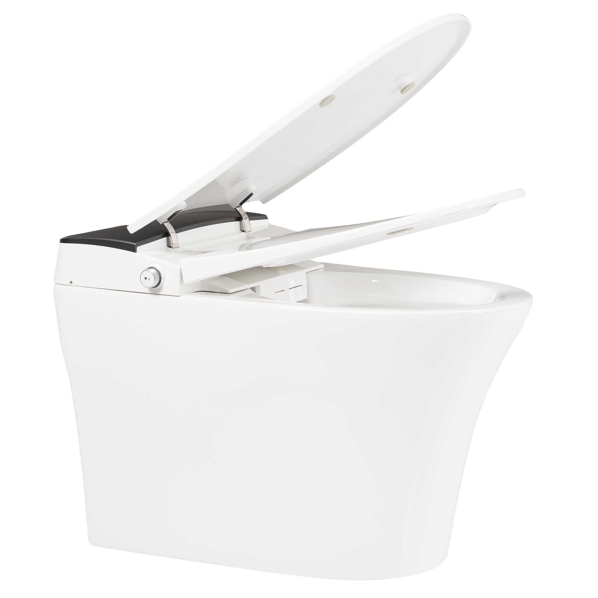 Tankless One-Piece Smart Toilet with Heated Seat, Auto Flush and Foot Sensor in White